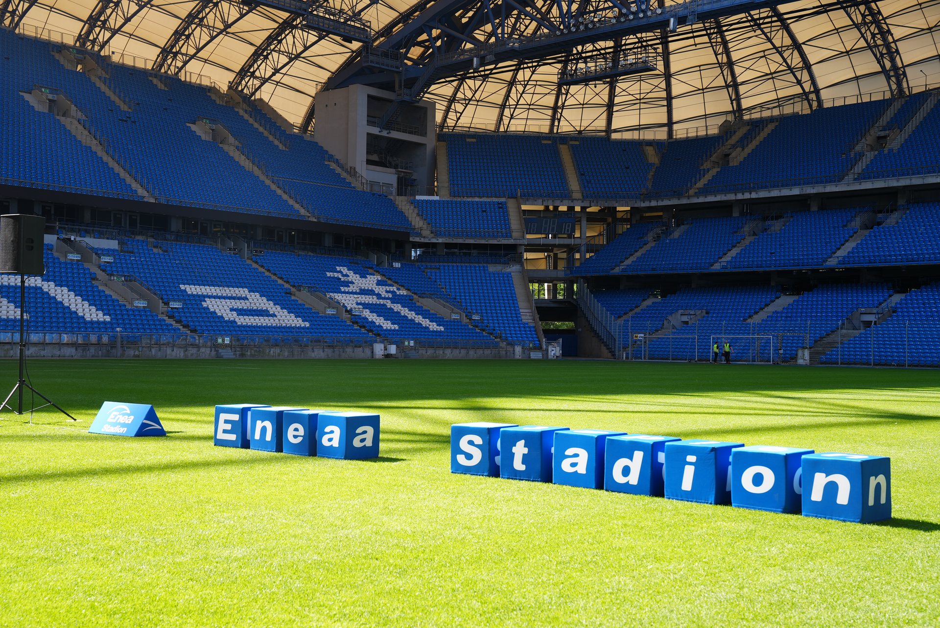 Murawa Enea Stadionu przygotowana na wydarzenie firmowe