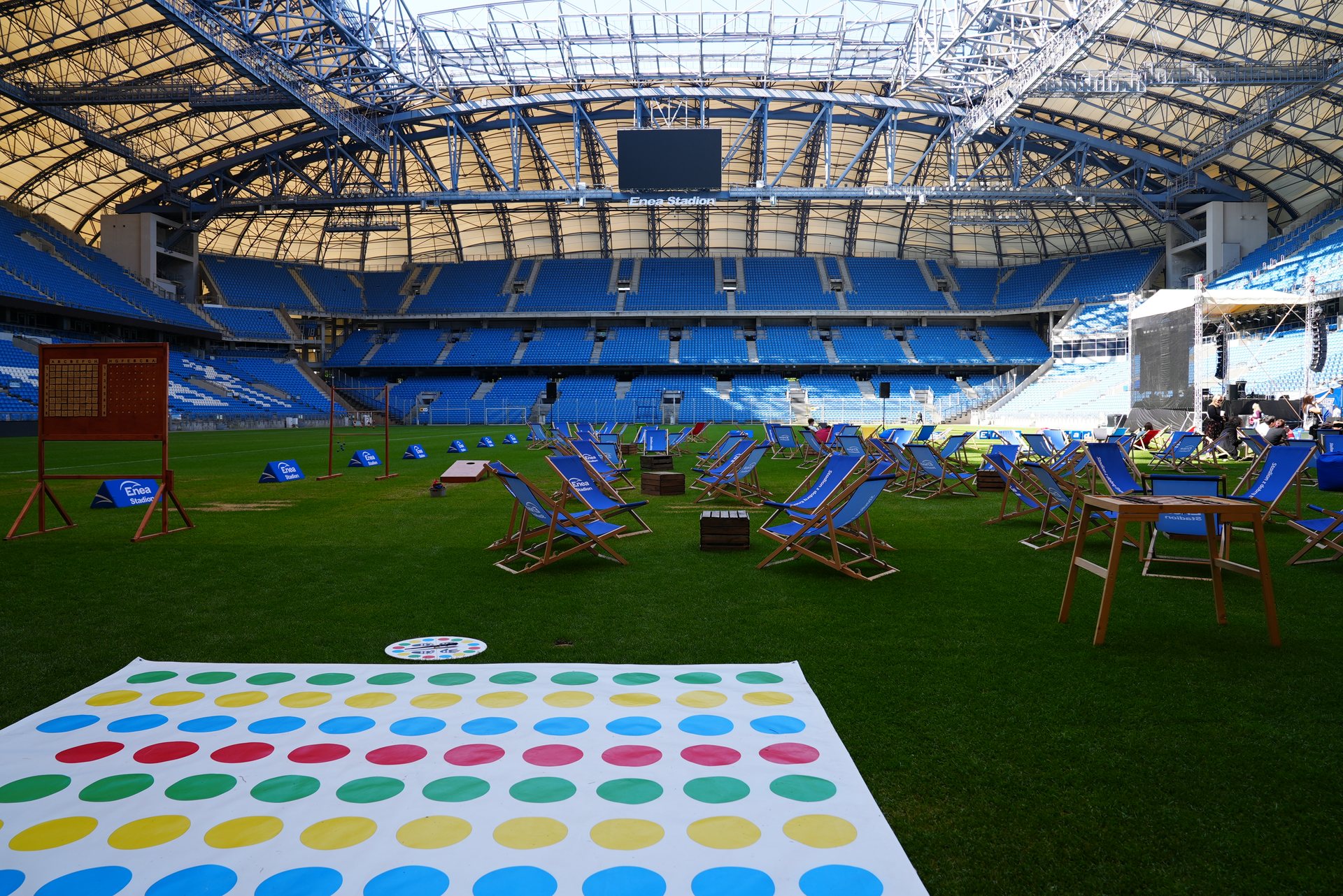 Strefa gier na murawie Enea Stadionu